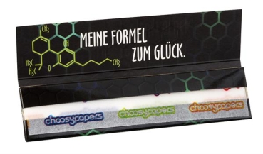Choosypapers King Size Slim Zigarettenpapier Formel zum Glück